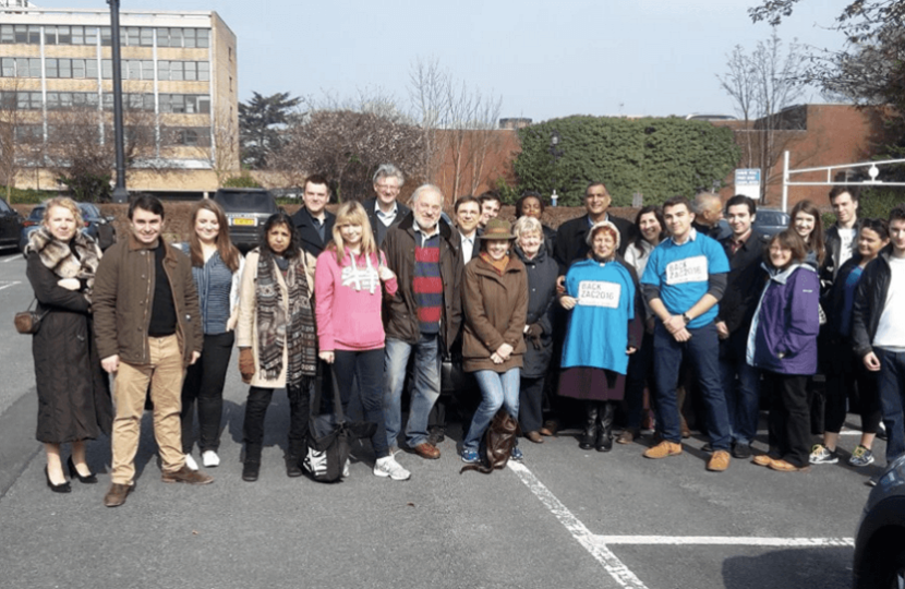 syed campaigning